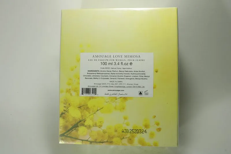 Amouage Love Mimosa парфюмерная вода