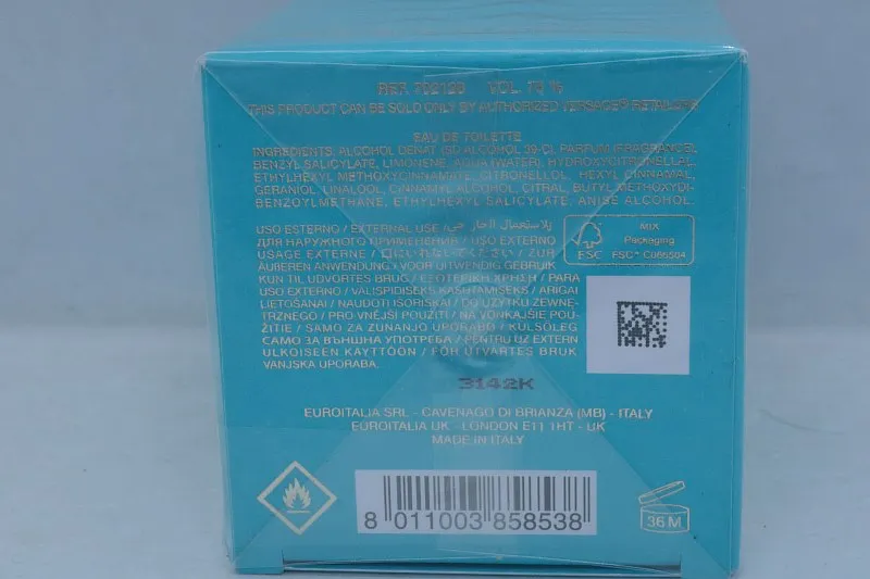 Versace Dylan Turquoise Pour Femme туалетная вода