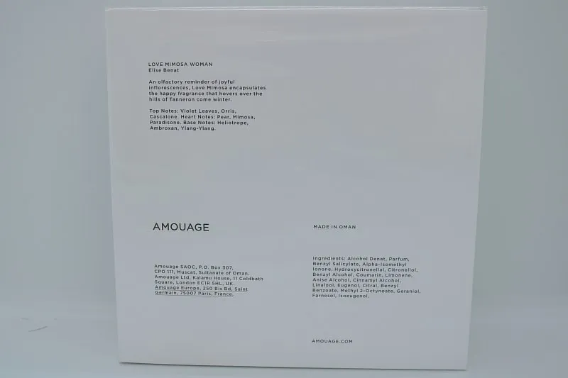 Amouage Love Mimosa парфюмерная вода