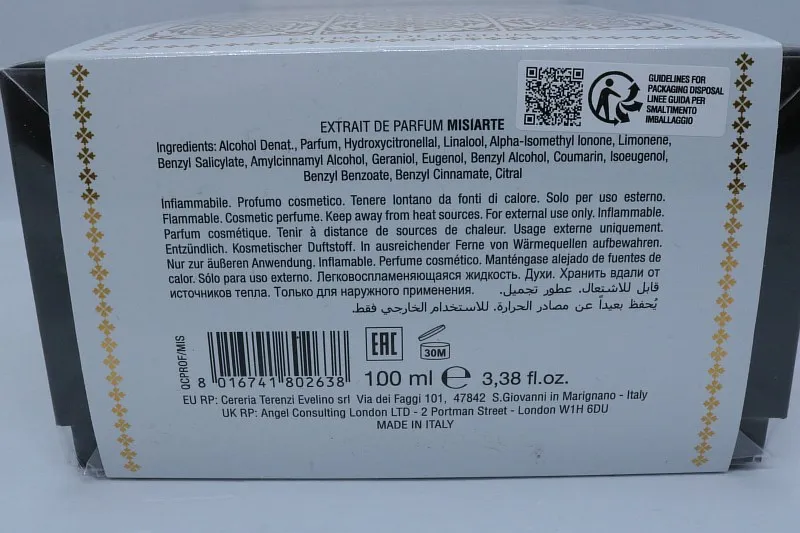 V Canto Misiarte духи