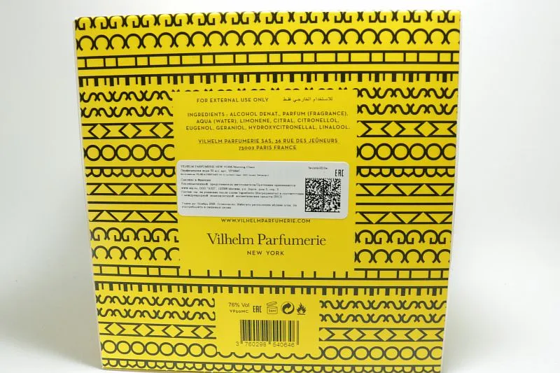 Vilhelm Parfumerie Morning Chess парфюмерная вода