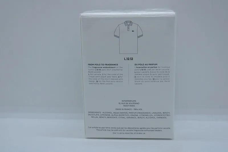 Lacoste L.12.12 Blanc Eau de Toilette