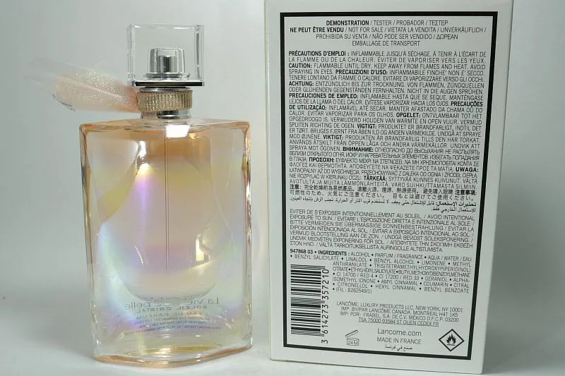 Lancome La Vie Est Belle Soleil Cristal парфюмерная вода