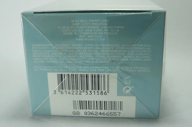 Miu Miu L'Eau Bleue парфюмерная вода