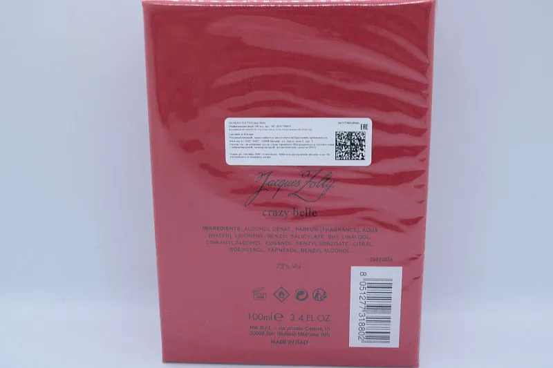 Jacques Zolty Crazy Belle парфюмерная вода