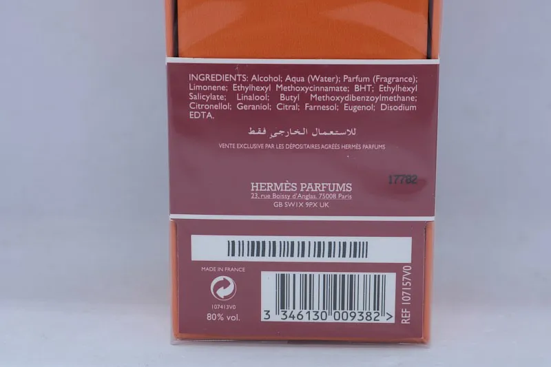 Hermes Eau de Rhubarbe Ecarlate одеколон