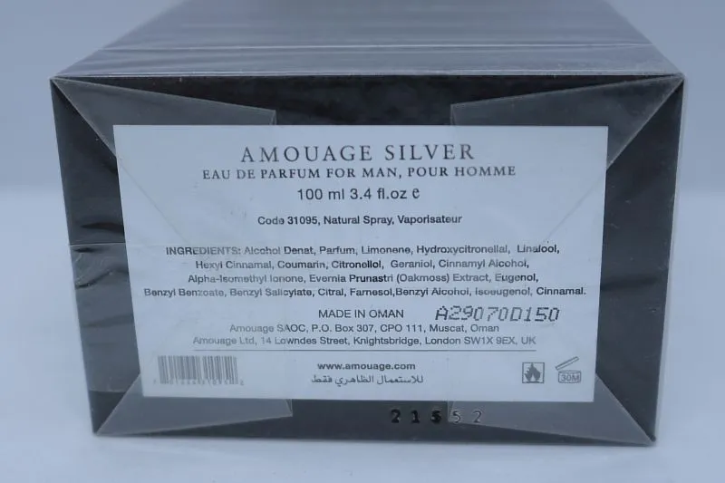 Amouage Silver парфюмерная вода