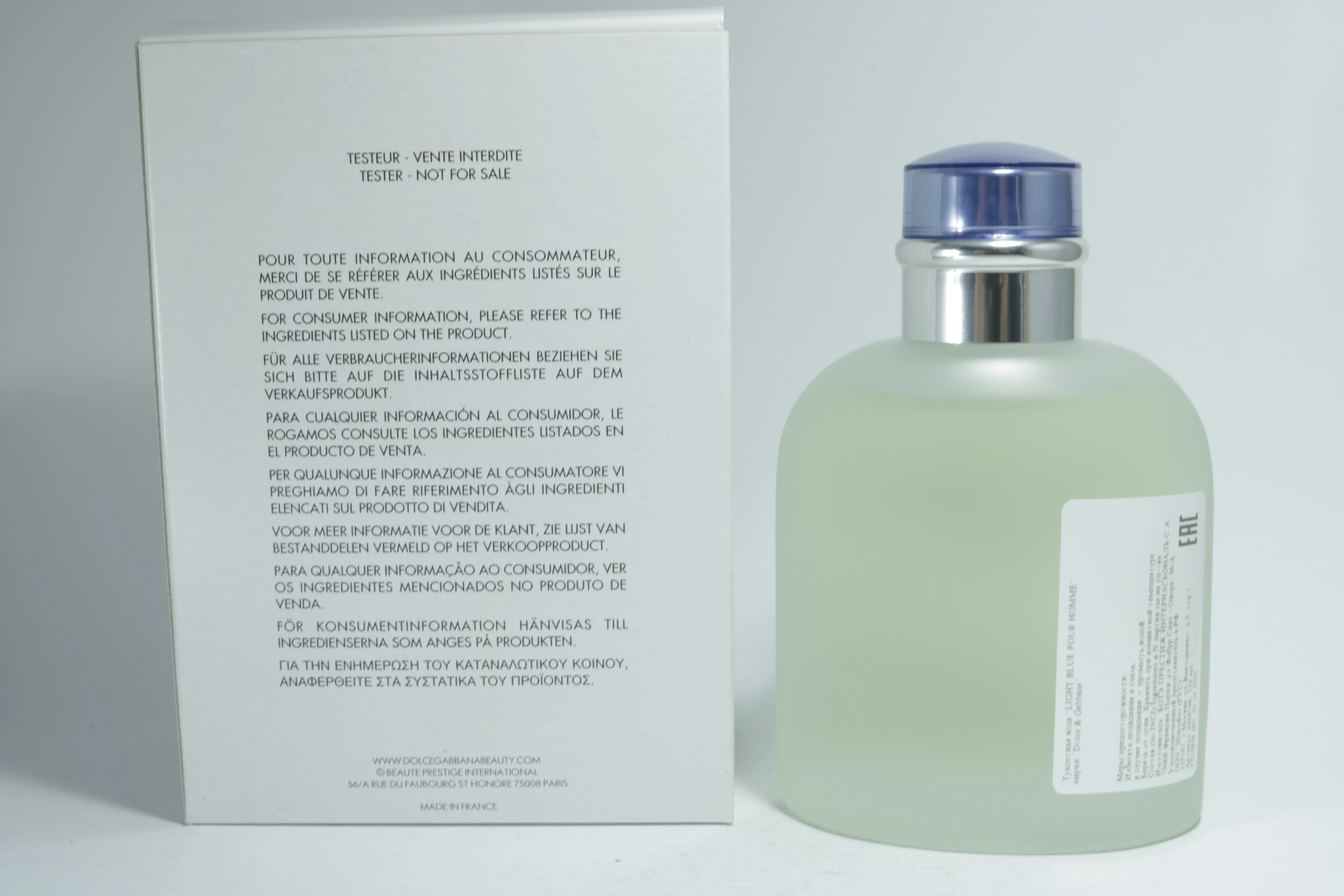 Dolce & Gabbana Light Blue Pour Homme туалетная вода