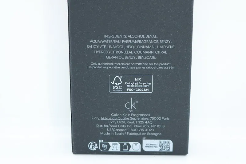 Calvin Klein CK be туалетная вода