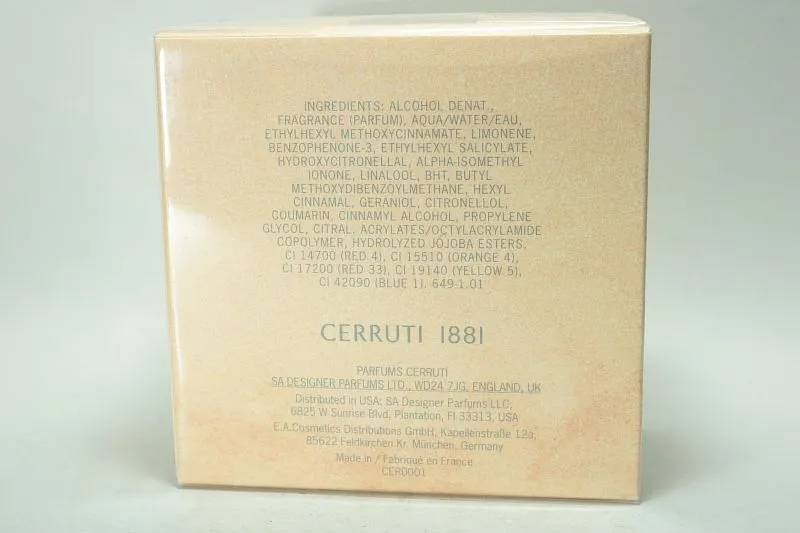 Cerruti 1881 туалетная вода