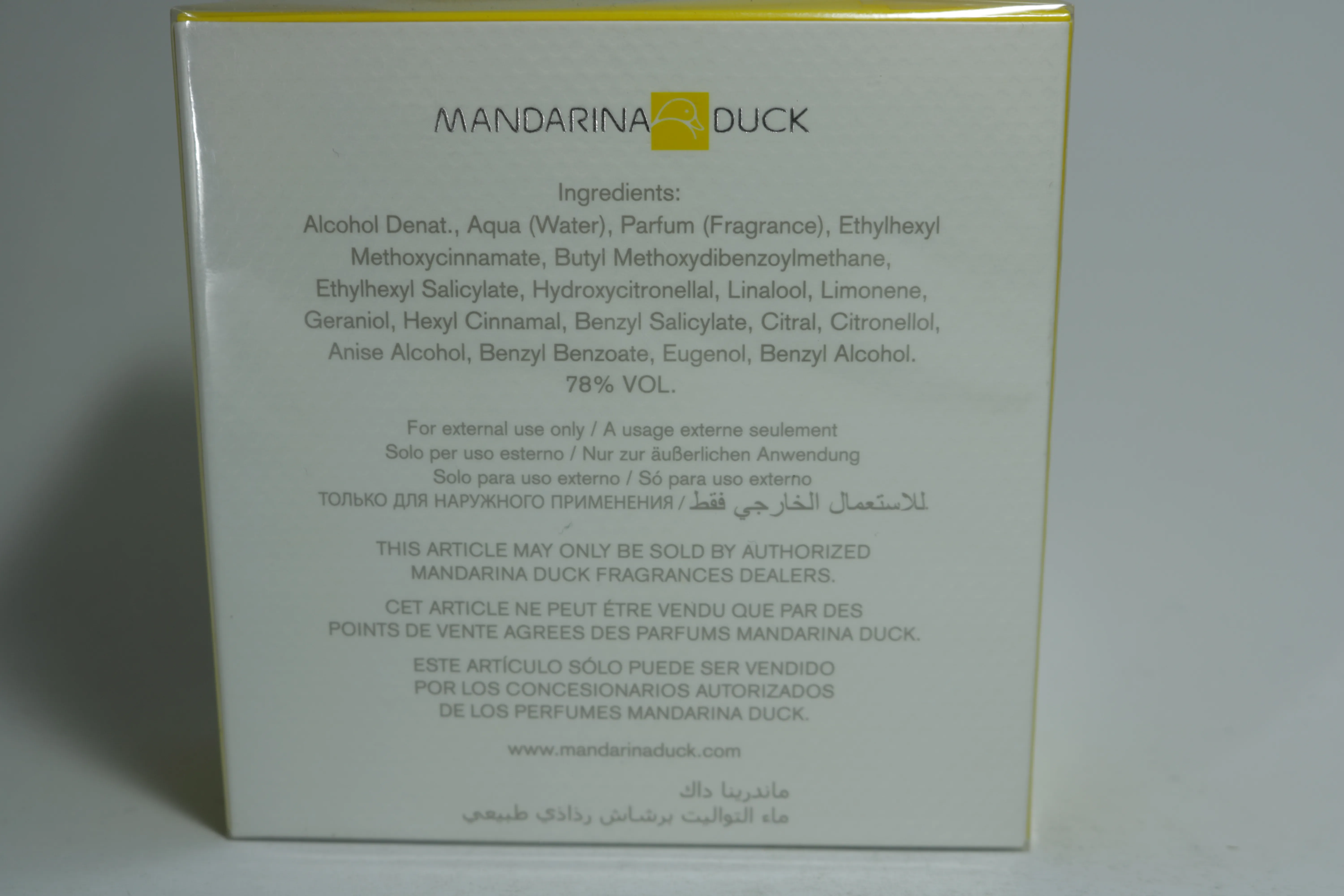 Mandarina Duck туалетная вода