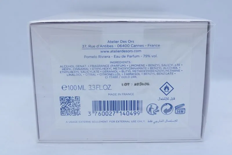 Atelier des Ors Pomelo Riviera парфюмерная вода