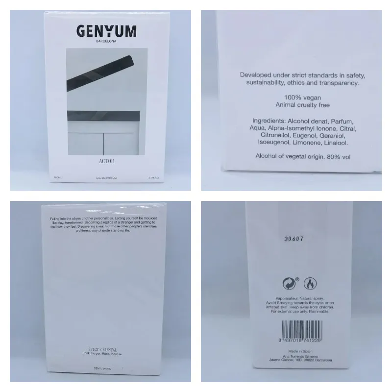 Genyum Actor парфюмерная вода
