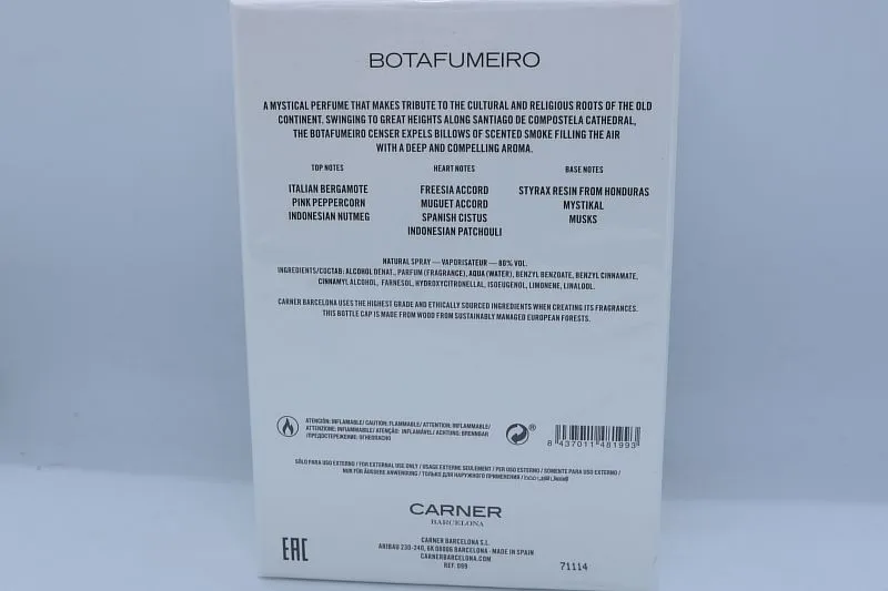 Carner Barcelona Botafumeiro парфюмерная вода