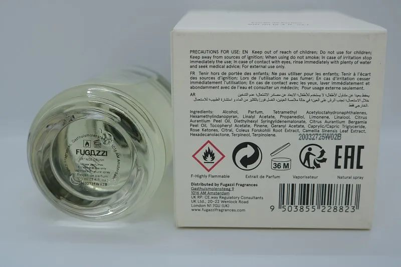 Fugazzi Orange Crush Extrait de Parfum