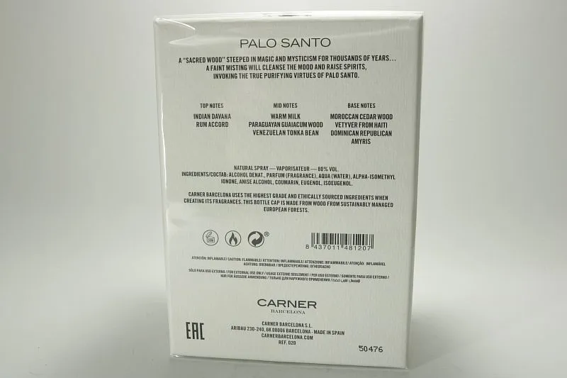 Carner Barcelona Palo Santo парфюмерная вода