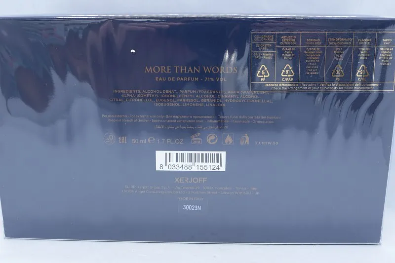 Xerjoff JTC More Than Words парфюмерная вода