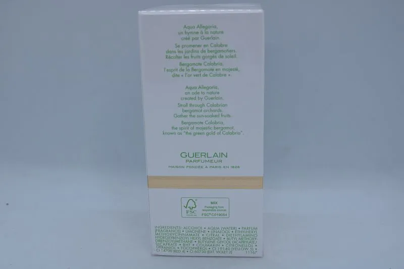 Guerlain Aqua Allegoria Bergamote Calabria туалетная вода