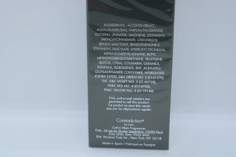 Calvin Klein Contradiction For Men туалетная вода