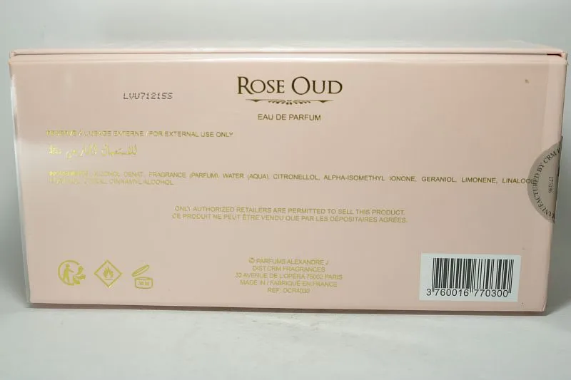 Alexandre J Rose Oud парфюмерная вода