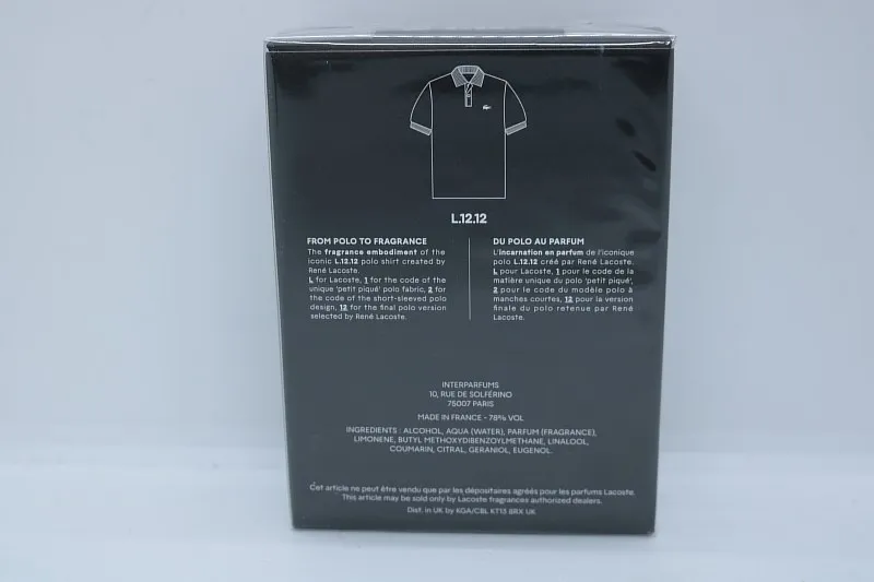 Lacoste Eau De Lacoste L.12.12 Noir туалетная вода