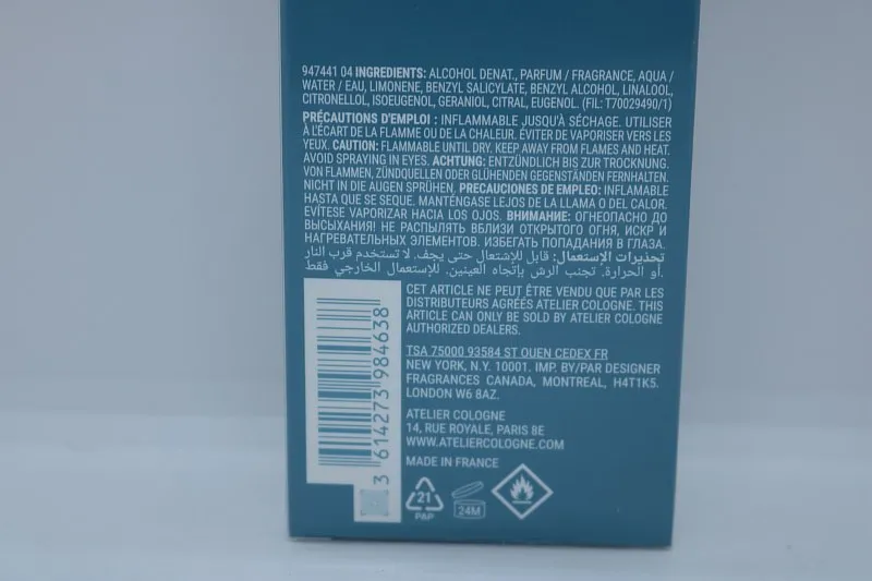 Atelier Cologne Clementine California парфюмерная вода