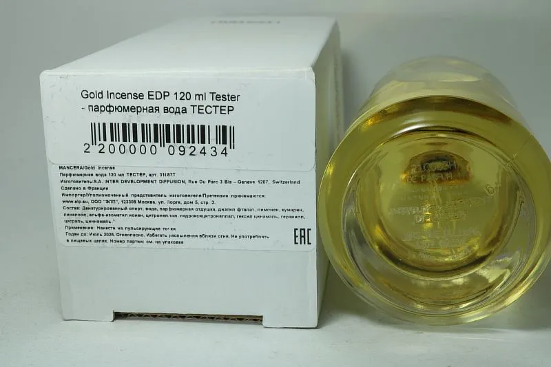 Mancera Gold Incense парфюмерная вода