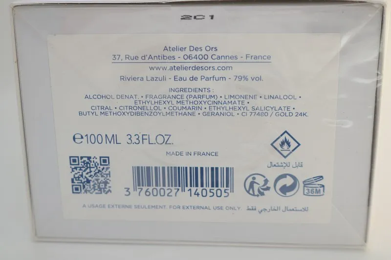 Atelier des Ors Riviera Lazuli парфюмерная вода