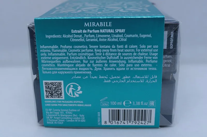 V Canto Mirabile духи