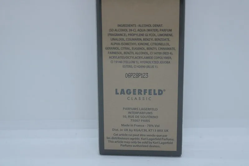 Karl Lagerfeld Classic туалетная вода