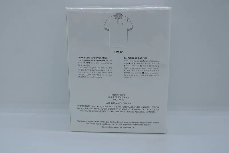 Lacoste L.12.12 Blanc Eau de Toilette