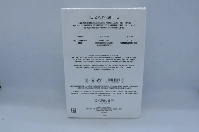 Carner Barcelona Ibiza Nights парфюмерная вода