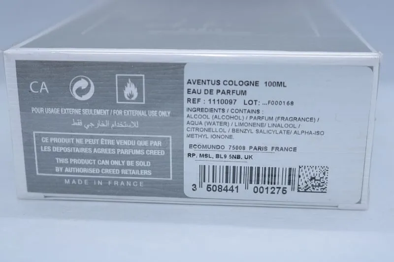 Creed Aventus Cologne парфюмерная вода