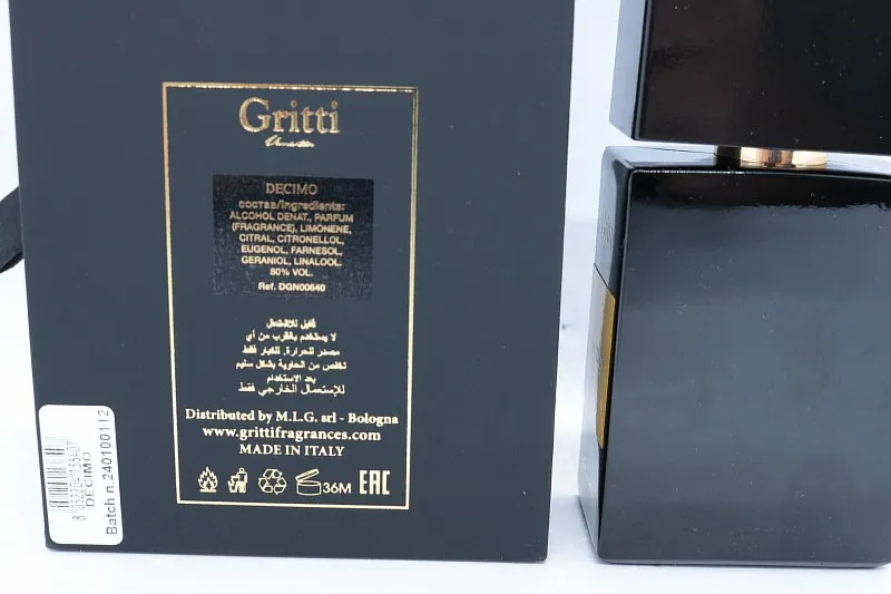 Gritti Decimo парфюмерная вода