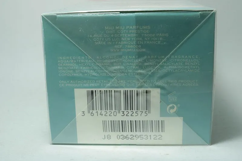 Miu Miu Miu Miu парфюмерная вода