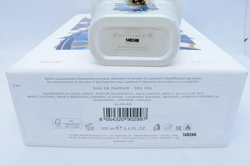 Casamorati Quattro Pizzi парфюмерная вода