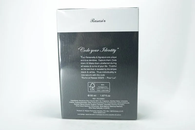Rumz Al Rasasi 9325 - Pour Lui парфюмерная вода