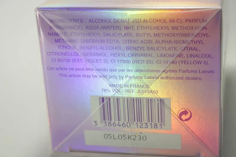 Lanvin Eclat d Arpege Sheer туалетная вода