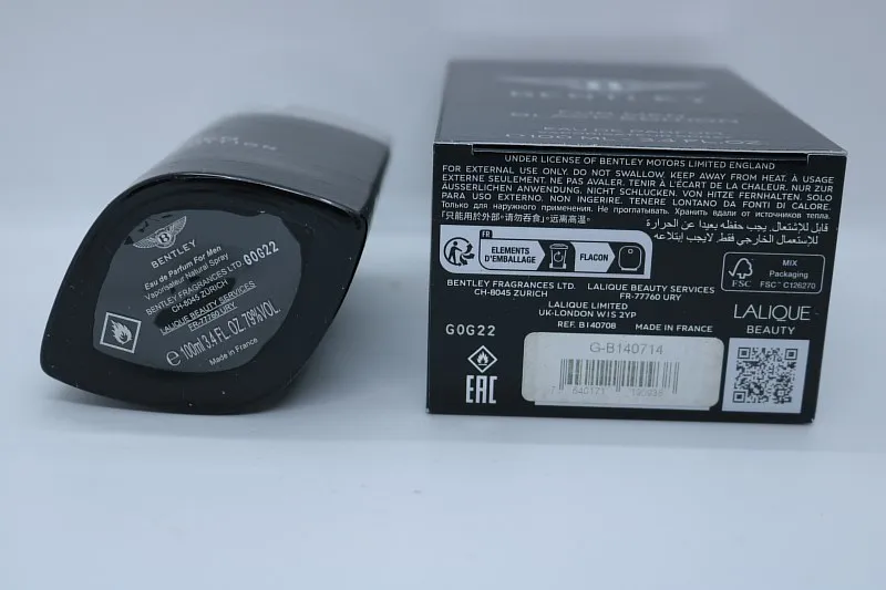 Bentley For Men Black Edition парфюмерная вода