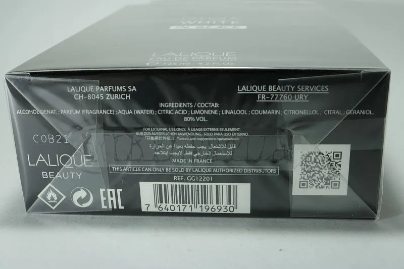 Lalique White in Black ПАРФЮМ
