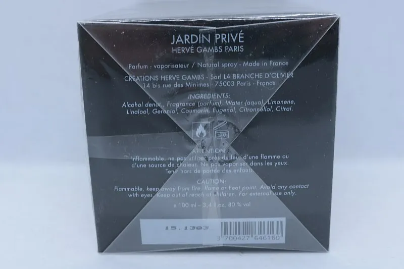 Herve Gambs Jardin Prive парфюмерная вода