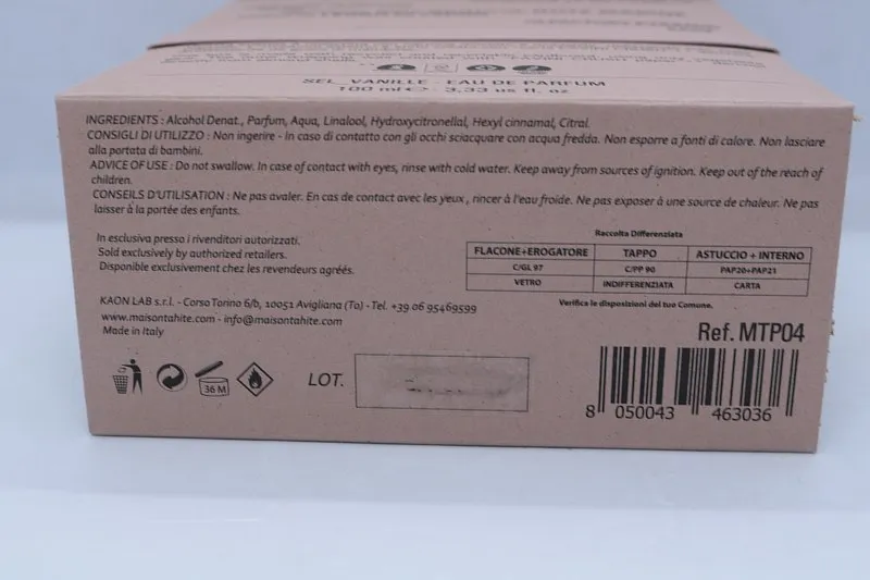 Maison Tahite Sel Vanille парфюмерная вода