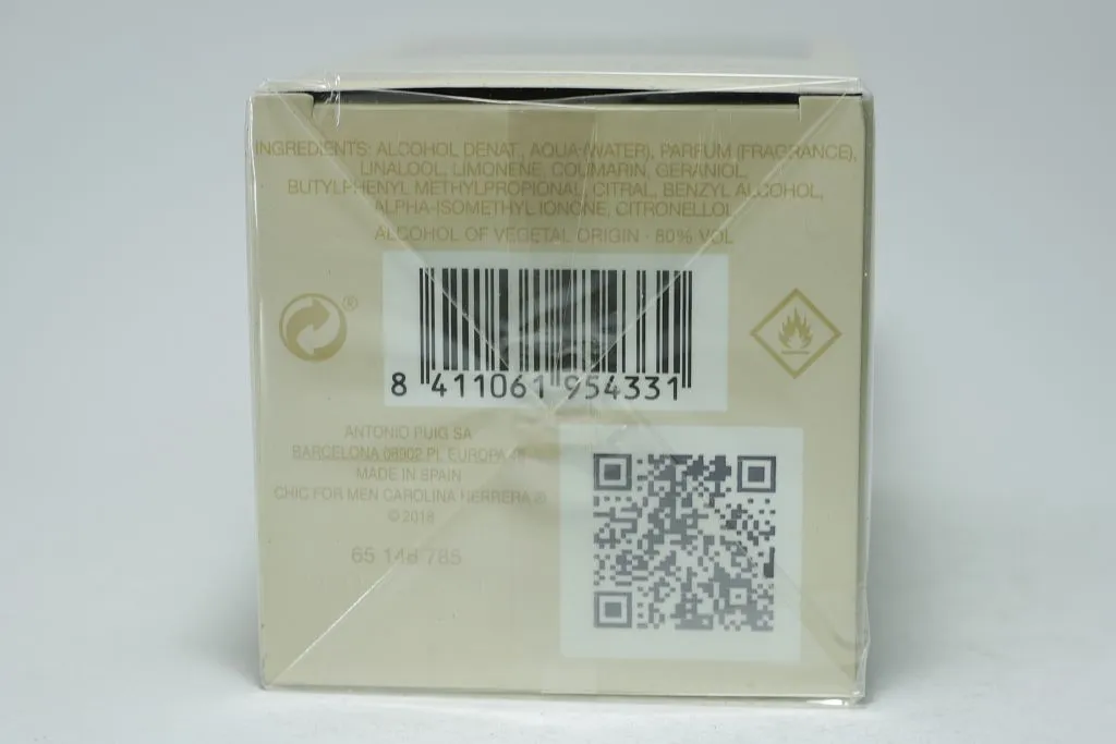 Carolina Herrera Chic for men туалетная вода