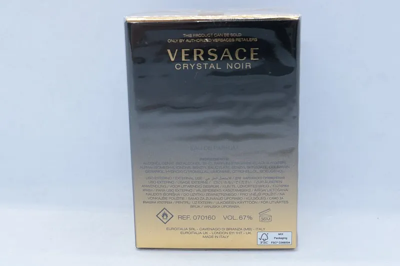 Versace Crystal Noir парфюмерная вода