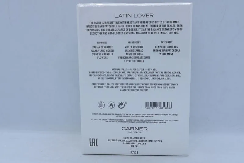 Carner Barcelona Latin Lover парфюмерная вода