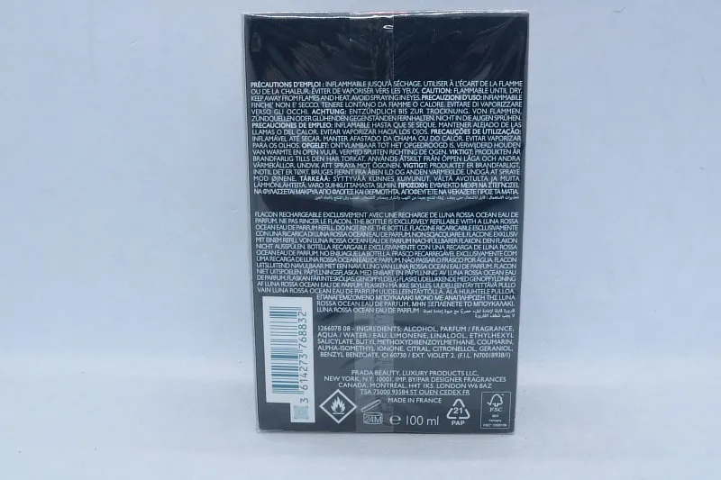 Prada Luna Rossa Ocean Eau de Parfum парфюмерная вода