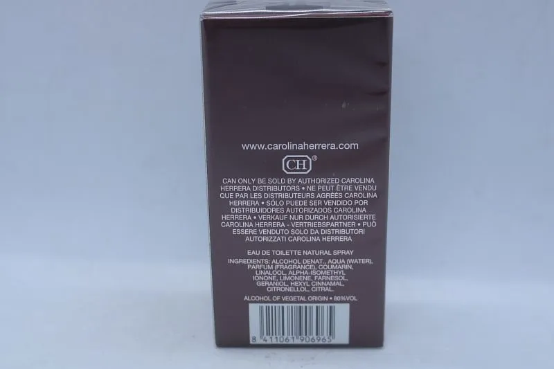 Carolina Herrera 212 sexy men туалетная вода