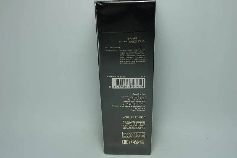 Mancera Vetiver Sensuel парфюмерная вода