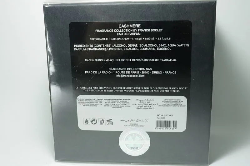 Franck Boclet Cashmere парфюмерная вода