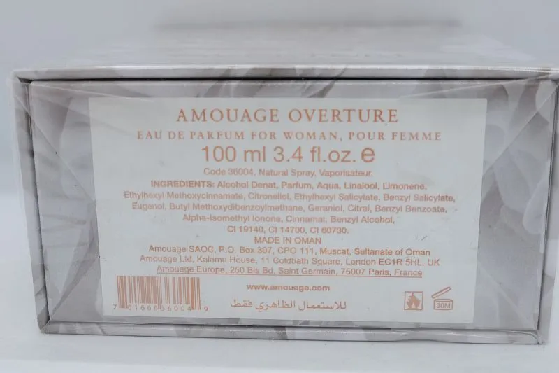 Amouage Overture Woman парфюмерная вода